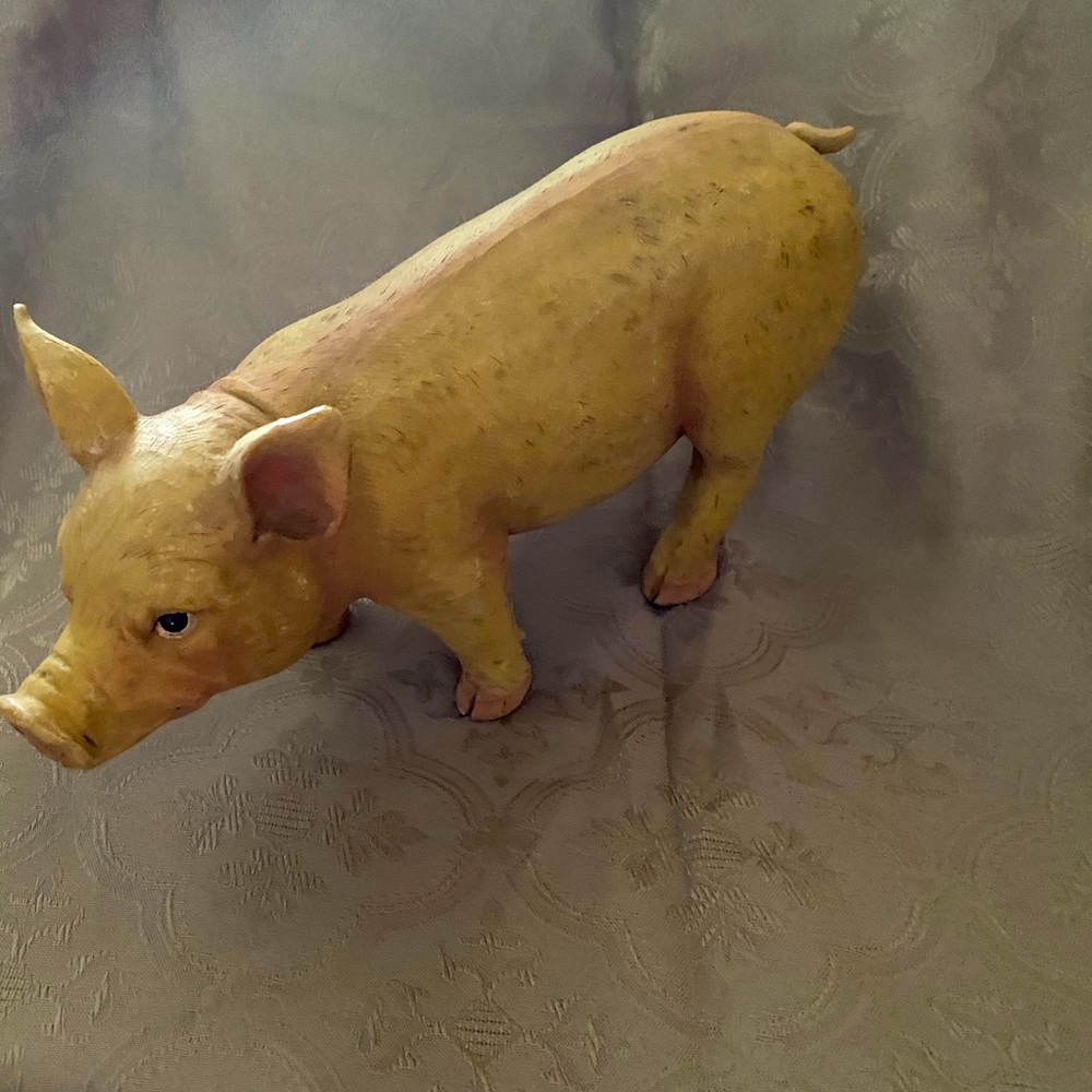 A Sow Statue